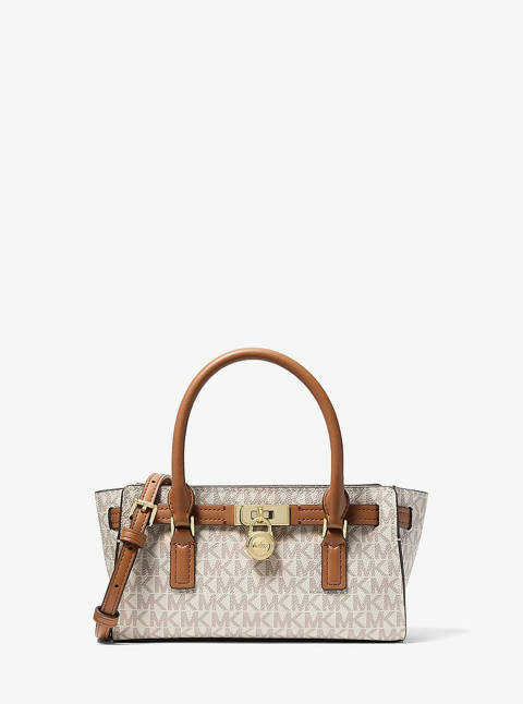 Michael Kors — Michael Kors Très petit sac à bandoulière Hamilton Moderne avec logo Signature
