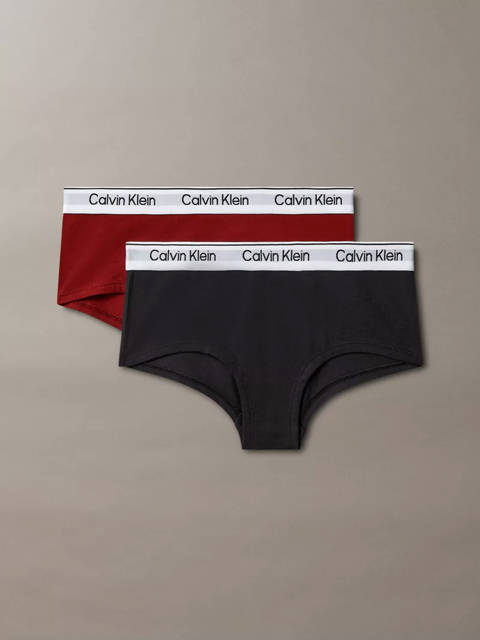 Calvin Klein — Lot de 2 shortys pour fille - Icon Cotton Stretch