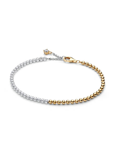 Pandora — Bracelet rivière et sphères bimatière