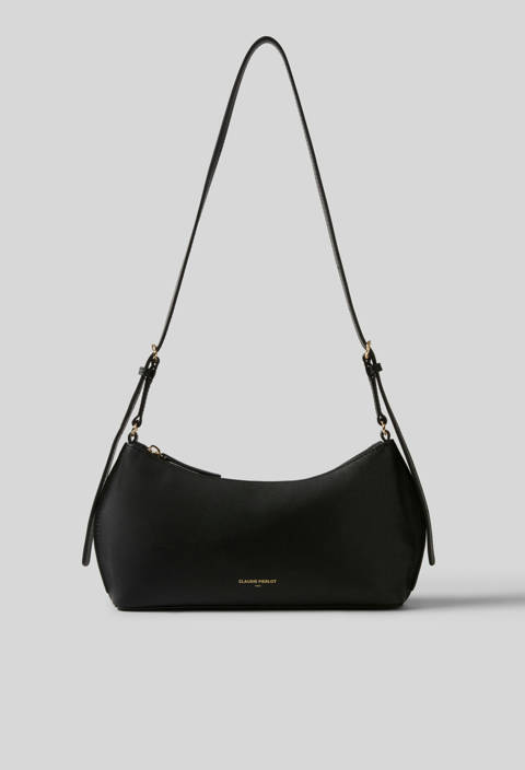 Claudie Pierlot — Sac Azur cuir lisse noir – Noir
