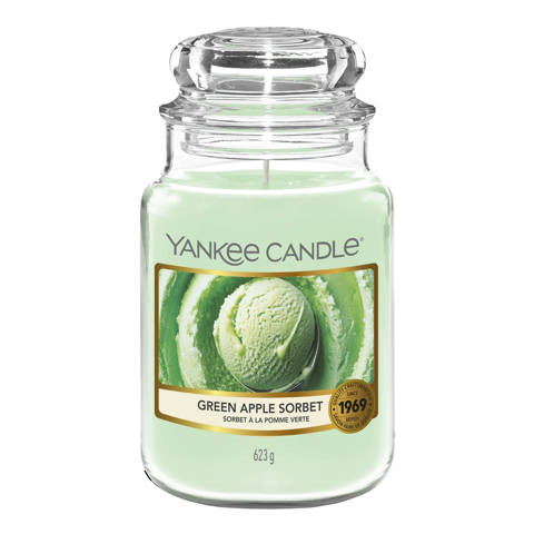 Yankee Candle — Bougie Sorbet à la pomme verte