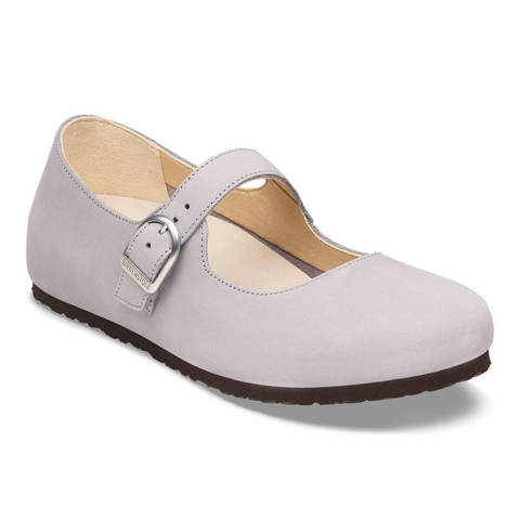 Birkenstock — Santa Clarita Nubuck Leather – Lavender Sky