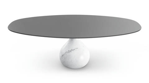 Roche Bobois — Aqua – Table de repas ovale - carrare mat
