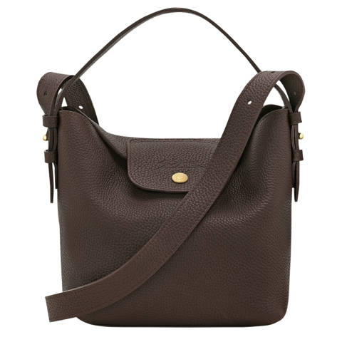 Longchamp — Sac seau S Le Cadence – Cuir - Moka