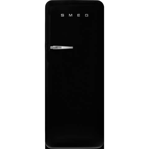Smeg — Réfrigérateur Une porte Noir Esthétique Années 50 FAB28RBLM6
