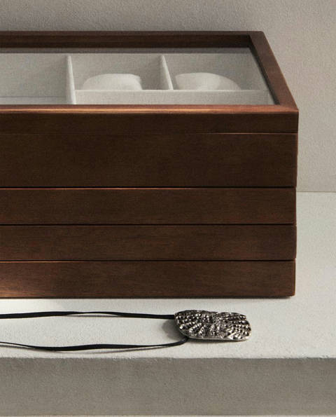 Zara Home — Grande boîte à bijoux en bois