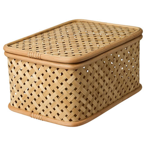 IKEA — VIELÅNGEN – Boîte avec couvercle, 25x35x18 cm