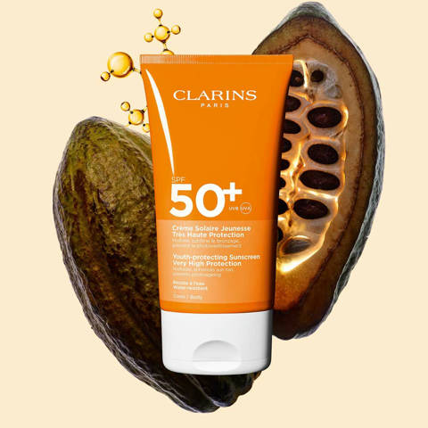 Clarins — Crème Solaire Jeunesse Très Haute Protection SPF50+ Corps – 150 ml