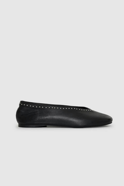 Anine Bing — Ana Flats Studs - Black