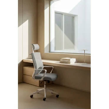 Sklum — Chaise de bureau à roulettes Teill Colors