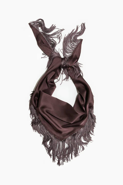H&M — Foulard triangulaire à franges
