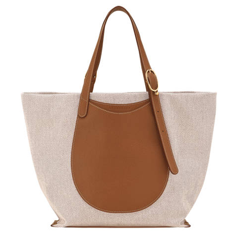 Longchamp — Cabas XL Complice – Toile - Caramel
