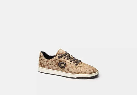 Coach — Coach Baskets Souples Soho En Jacquard Satiné Signature
