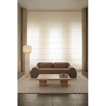 Sklum — Canapé modulaire 2 pièces en chenille Merida