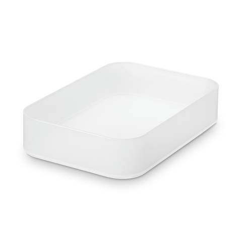 MUJI — Plateau d'organisateur de cosmétiques - Transparent - 15 x 22 x 4,5 cm