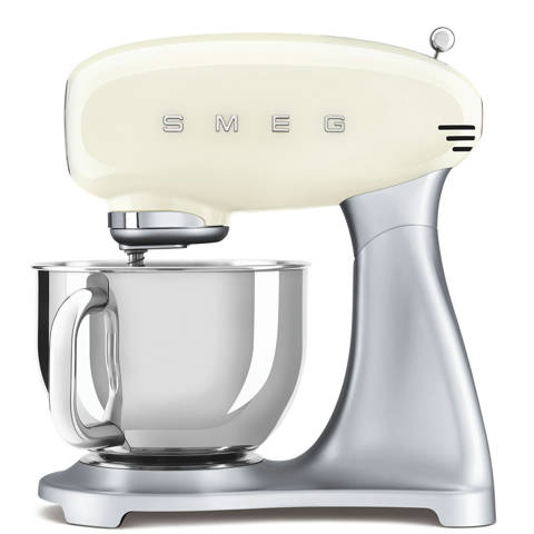 Smeg — Robot pâtissier Crème base inox Esthétique Années 50 SMF04CREU