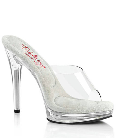 Fabulicious — Mules GLORY-501 : Transparence & Confort LBDHT – Transparent