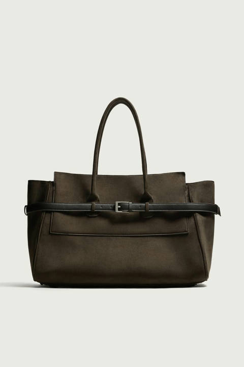 Zara — Sac à main avec ceinture
