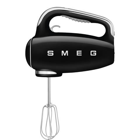 Smeg — Batteur à main électrique Noir Esthétique Années 50 HMF01BLEU