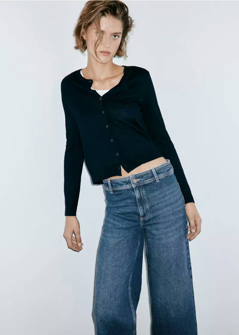 Mango — Jean jupe-culotte Catherin taille haute