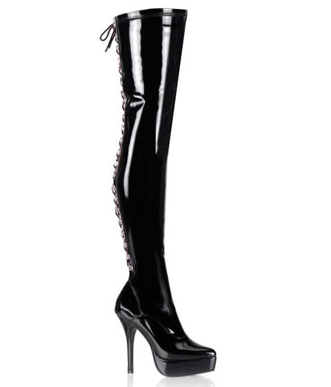 Devious — Cuissardes Lacées INDULGE-3063 : L'Effet Corset