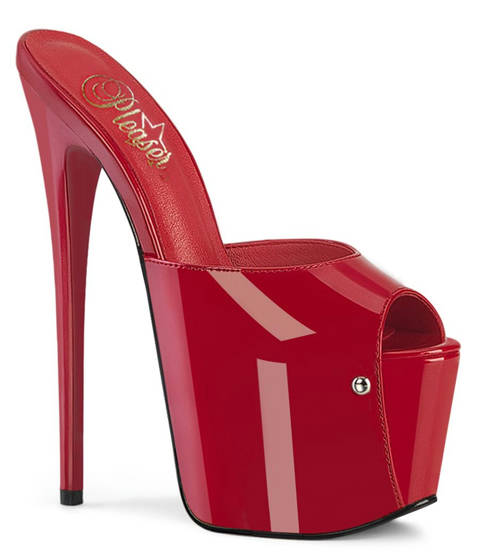 Pleaser — JUBILANT-01 : La mule plateforme signature pour une allure envoûtante – Rouge Vernis
