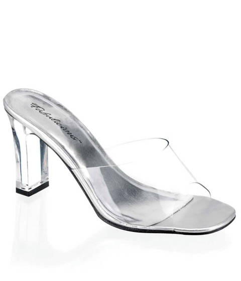 Fabulicious — Mules ROMANCE-301 : L'Élégance du Talon Carré LBDHT
