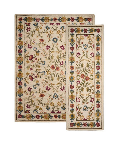 Zara Home — Tapis en laine imprimé floral