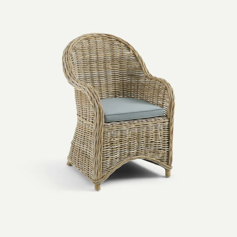 Am.Pm — Fauteuil de jardin en fibres tressées, ELMER