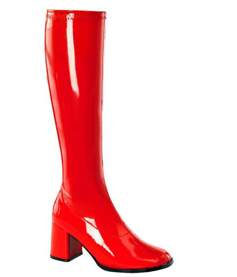 Funtasma — La Botte Gogo Vintage Iconique GOGO-300 Multicolore – Rouge Vernis