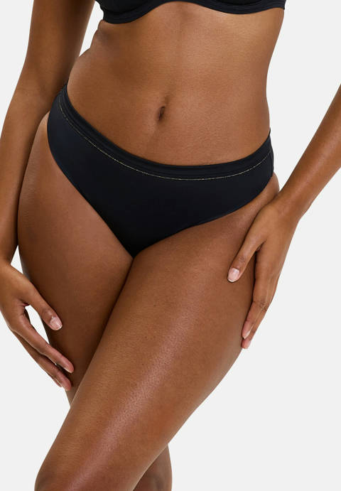 Sans Complexe — Slip de bain Speekaboo Shape Noir