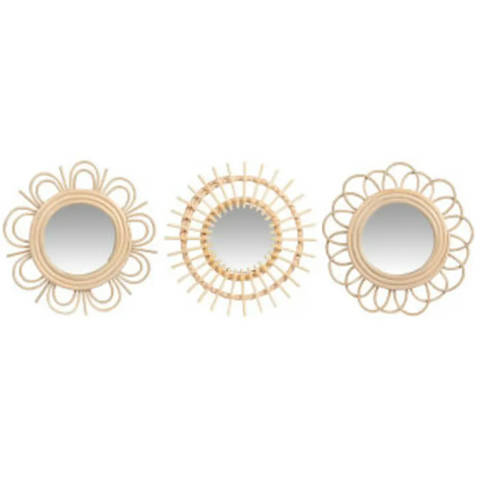 Maisons du Monde — Lot de 3 miroirs ronds, Ø25 cm Laly