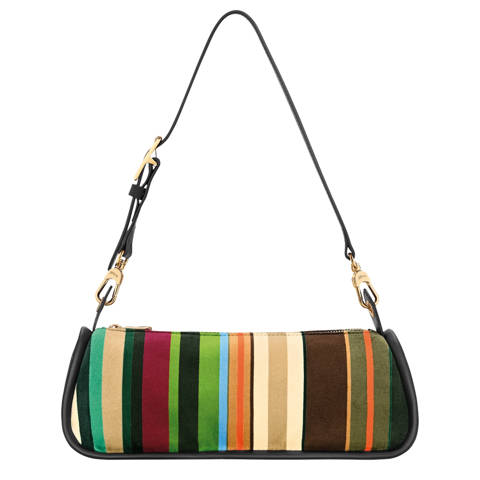 Longchamp — Sac porté épaule S Looong – Toile - Multicolore