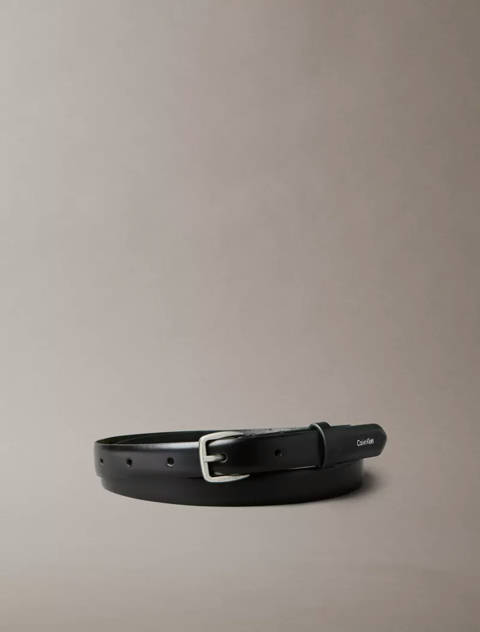 Calvin Klein — Ceinture en cuir pleine fleur