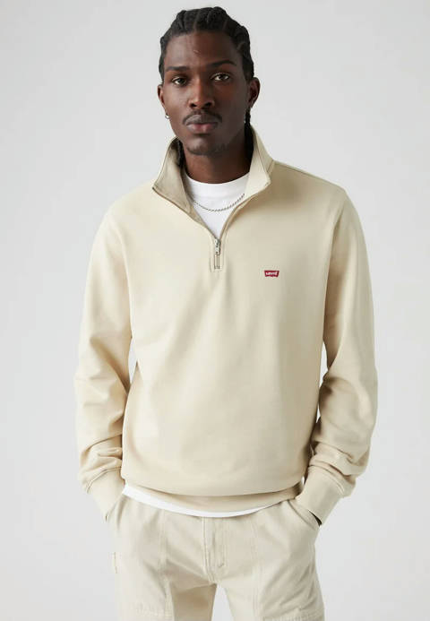 Levi's — Original Housemark Quarter-zip Pullover