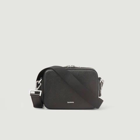 Sandro — Petit sac en cuir reconstitué – Noir