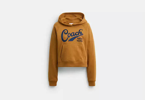Coach — Coach Sweat à Capuche Script Sportif