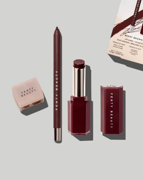 Fenty Beauty — Berry Brown'd Pout Lip Liner + Gloss Stick Duo