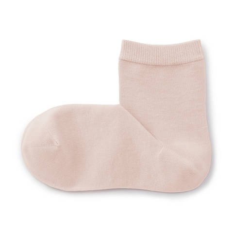 MUJI — Chaussettes courtes 3 couches à angle droit femme