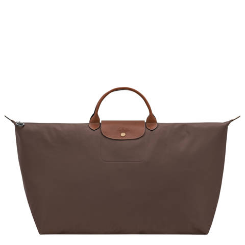Longchamp — Sac de voyage XL Le Pliage Original – Toile recyclée - Moka