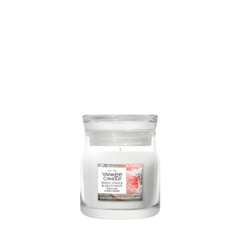 Yankee Candle — Bougie Épicéa blanc et pamplemousse