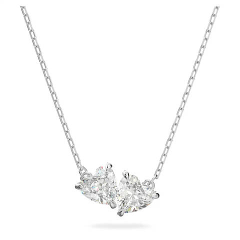 Swarovski — Swarovski Collier Mesmera Cœur, Blanc, Métal rhodié