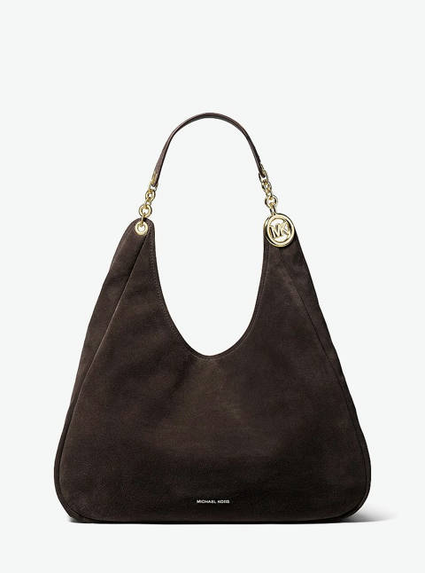 Michael Kors — Michael Kors Grand sac porté épaule Ellie en daim