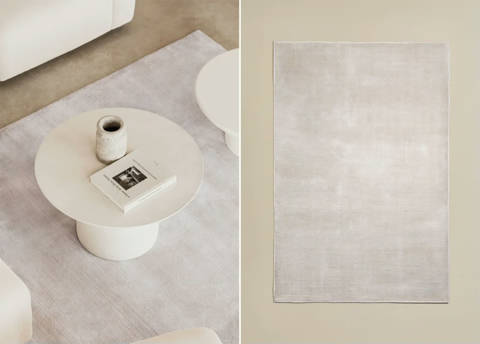 Sklum — Tapis 160x230 cm gris armée Daroca