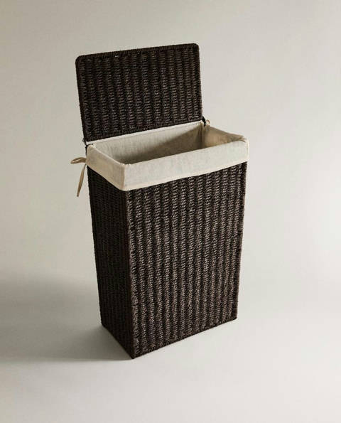 Zara Home — Panier à linge avec tissu intérieur