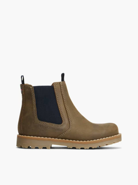Tommy Hilfiger — Bottines Chelsea en cuir à semelle crantée