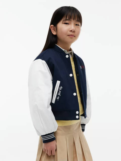 Tommy Hilfiger — Bomber décontracté à logo drapeau en strass