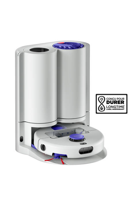 Dyson — Aspirateur robot laveur Dyson R2 Nurovi™ Wash+Dry (Gris clair/Bleu pervenche)