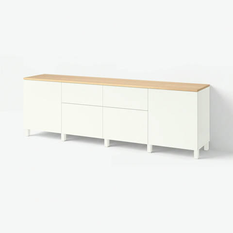IKEA — BESTÅ – Combinaison de rangement, 240x42x76 cm