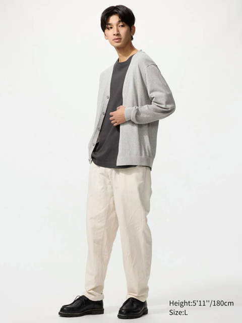 Uniqlo — Pantalon Relax en lin mélangé